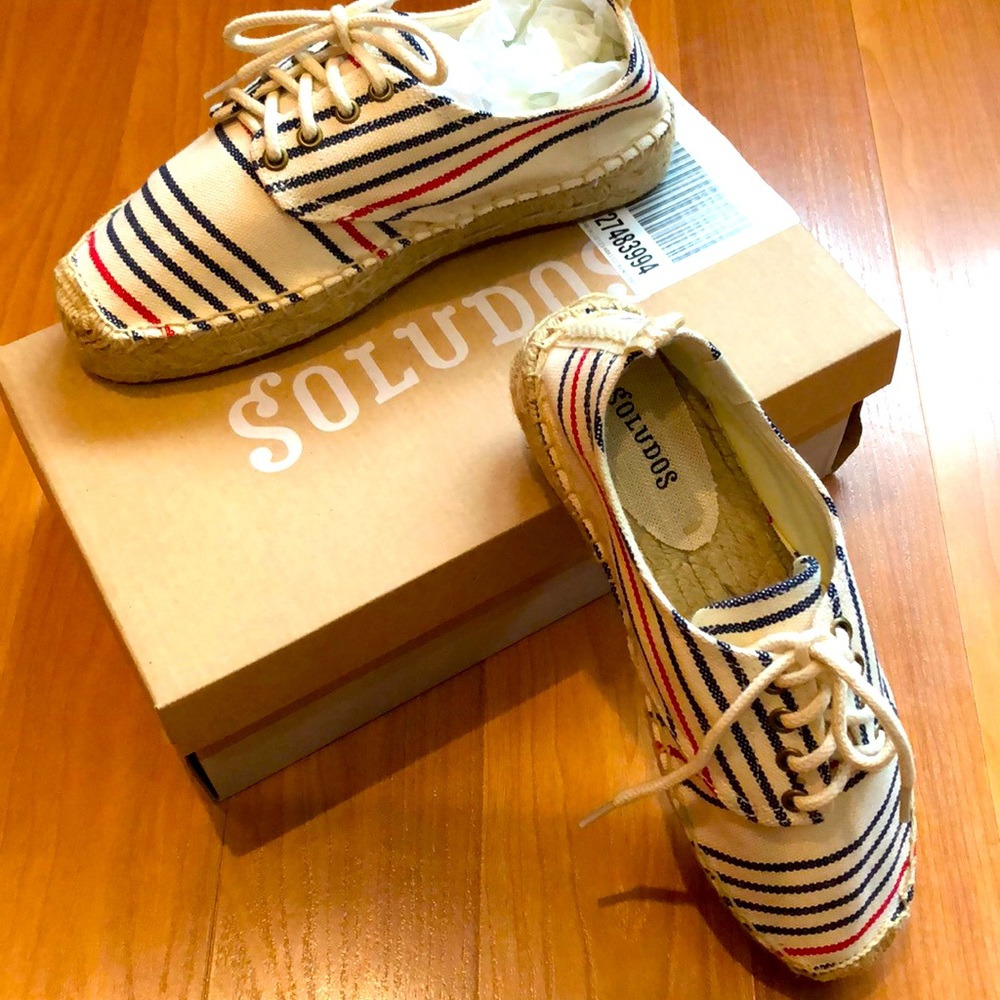 Soludos Oxford Lace-Up Platform